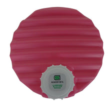 Load image into Gallery viewer, Poly hot water bottle, 650ml, pink, with brown cover