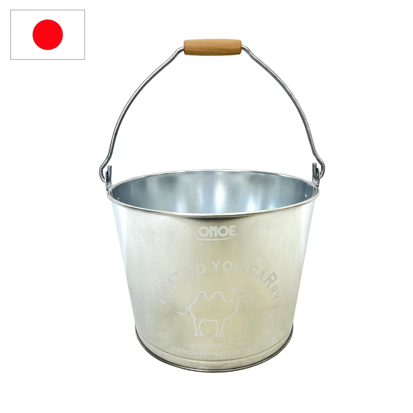 イラスト入バケツモルタル10型ホワイト – 株式会社尾上製作所