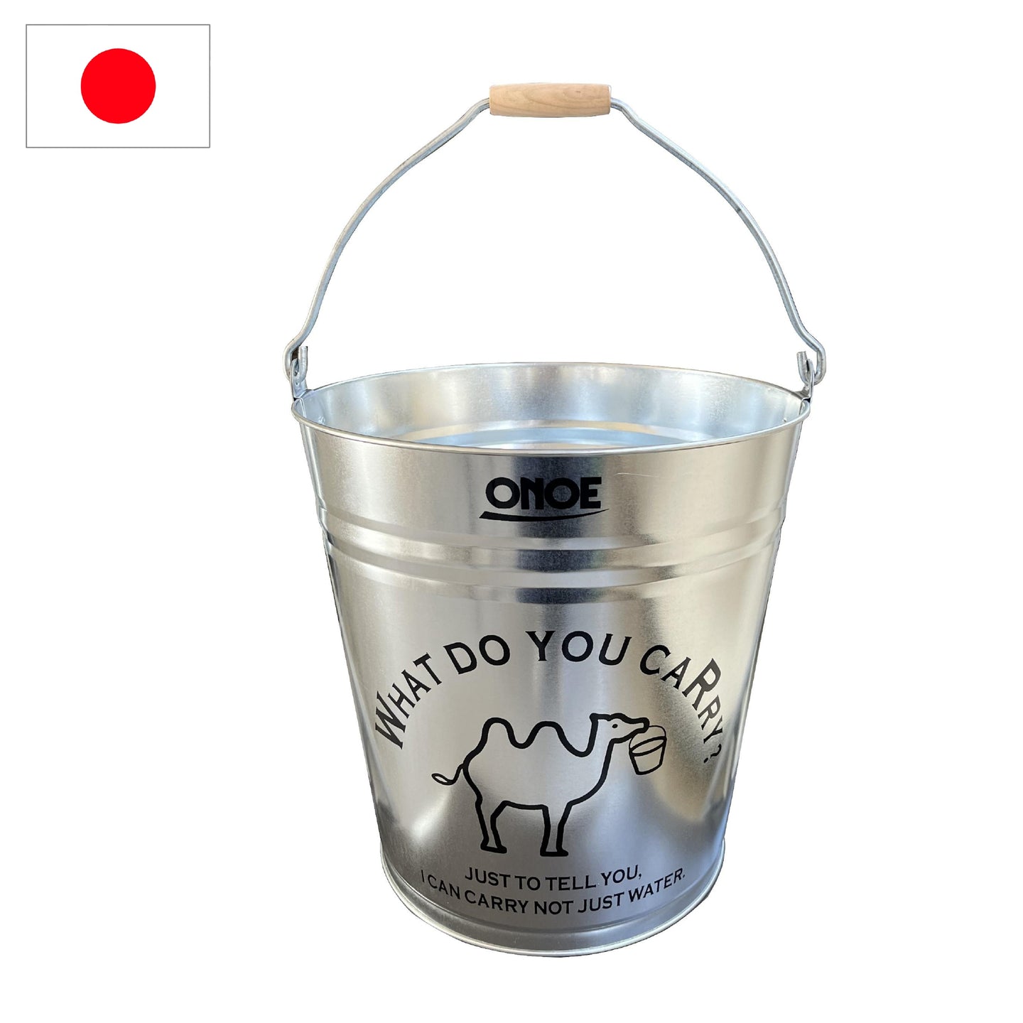 イラスト入バケツ12号ブラック – 株式会社尾上製作所