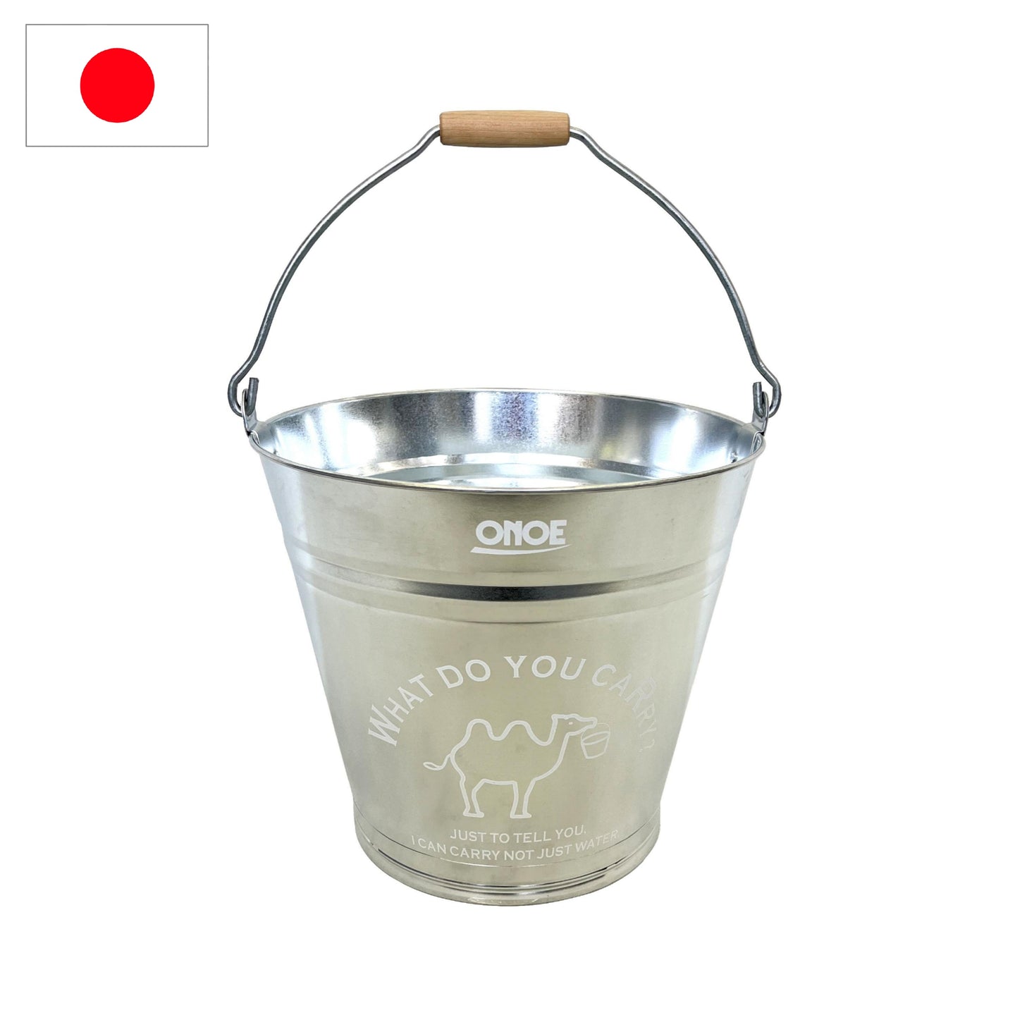 イラスト入バケツ1号ホワイト – 株式会社尾上製作所