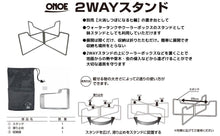 画像をギャラリービューアに読み込む, 2WAYスタンド
