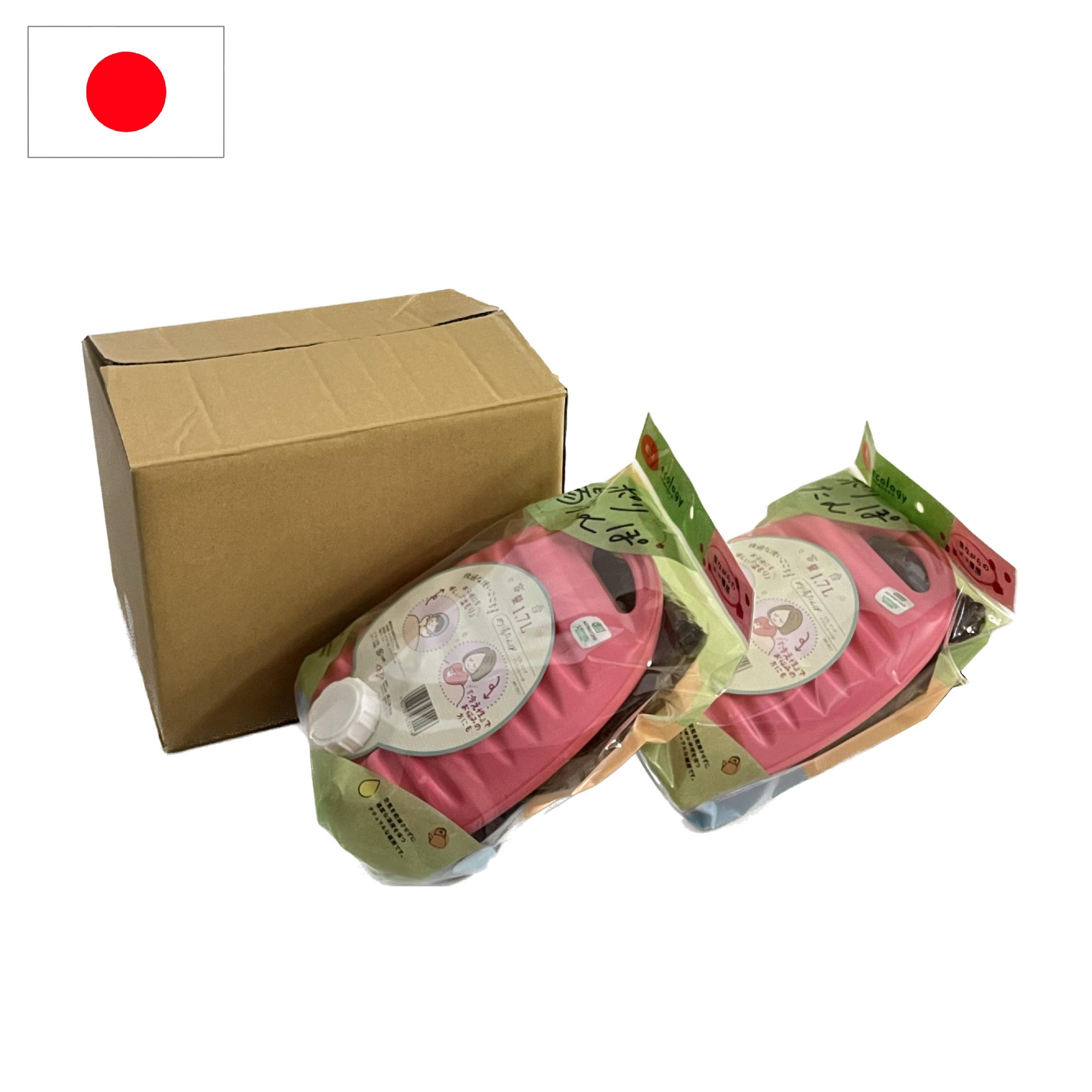 2個入り ポリ湯たんぽ 1.7L ピンク ブラウンカバー付 – 株式会社尾上製作所