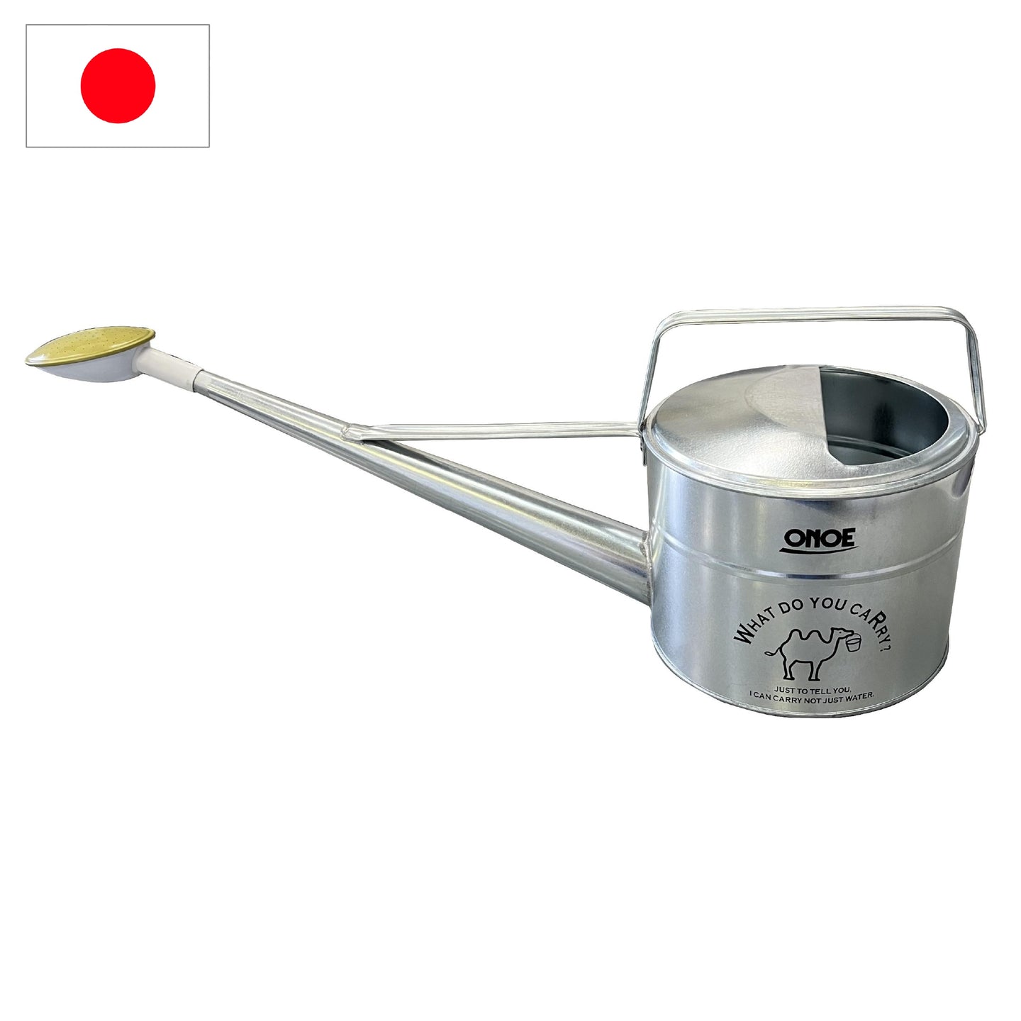 イラスト入トタン散水ジョーロ4Lブラック – 株式会社尾上製作所