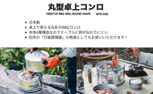 画像をギャラリービューアに読み込む, 丸型卓上コンロ
