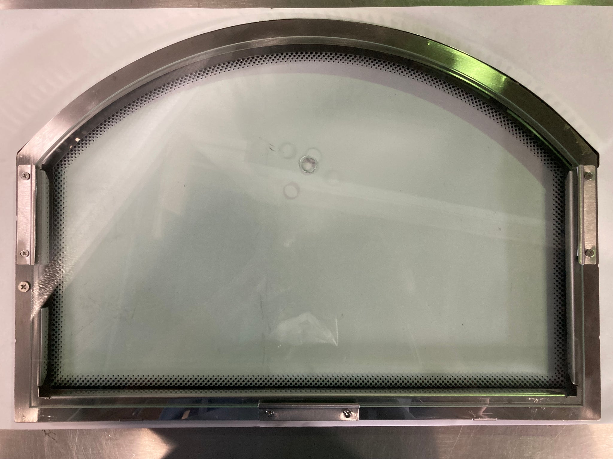 チャコールピザオーブン用 上扉（ガラス付き・温度計無し） – 株式会社